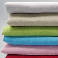 100% Cotton Ramie Look Fabric for Garment